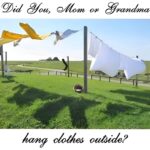 Old School Clothes Dryer POSTER 24 X 24 Inches Nice!