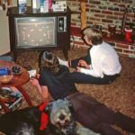 Playing COMBAT Video Game in the 70s 24 X 18 Inch POSTER Vintage Wall Art