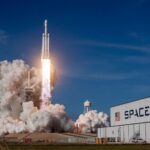 SPACEX FALCON HEAVY LAUNCH POSTER 24 X 36 INCH AMAZING LOOKING!