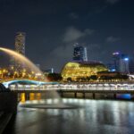 Singapore Merlion Park Fountain 24 X 36 Inches Looks beautiful!
