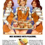 Southwest Airlines Ad 1979 POSTER 24 X 18 Inches NICE! Wall Art