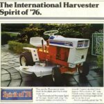 Spirit Of 1976 Cadet Lawn Tractor POSTER 24 X 24 Inches Wall Art