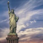 Statue of Liberty (Clouds) POSTER 24 X 18 Inches Nice Wall Art