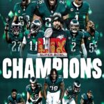 Super Bowl LIX Champions Philadelphia Eagles POSTER 24 X 36 INCH