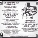 Texxas World Music Festival (1978) POSTER 24 X 24 Inches Wall Art