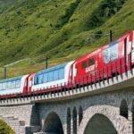 The Glacier Express Train POSTER 24 X 18 Inches NICE!