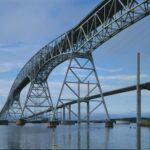 The Rainbow Bridge Port Arthur Texas 1968 POSTER 24 X 18 Inches WALL ART