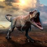 Tyrannosaurus Rex (Mean) DINOSAUR POSTER 24 X 18 Inches NICE!