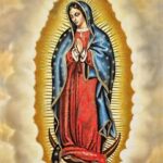 Virgen De Guadalupe Golden Light POSTER 24 X 36 INCH Catholic ACTS SAINTS