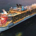 royal caribbean Allure of the Seas (Sailing Out) POSTER 24 X 36 Inches Nice!