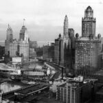 1931 Chicago Skyline Cityscape POSTER 13 X 19 INCH Wall Art!
