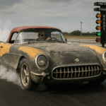 1954 Chevrolet Corvette Dragstrip POSTER 24 X 36 INCH Nice!