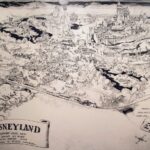 1954 Disneyland Map (Concept) REPRODUCTION POSTER 24 X 36 Inches Nostalgia