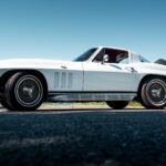1955 Chevrolet Corvette (White) POSTER 24 X 36 INCH Nice Wall Art!