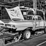1960 Chevrolet Impala Factory Assembly Line POSTER 24 X 18 INCHES Vintage!