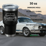 1967 Ford Shelby GT500 30 oz Insulated Tumbler - For The Car Enthusiest. Sweet!