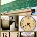 1970s School Items POSTER 24 X 18 Inches NICE! Wall Art