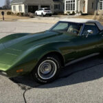 1973 Chevrolet Corvette Convertible GREEN POSTER 24 X 36 INCHES SWEET!