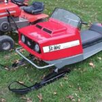 1974 Massey Ferguson Ski Whiz 440 Snowmobile SLED Poster 24 X 24 Inch SWEET!