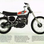 1975 Yamaha MX250B Motocross Motorcycle POSTER 24 X 36 INCH Sweet!
