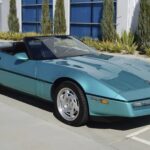 1990 Chevrolet Corvette Convertible (Turquoise)  POSTER 24 X 36 INCH SWEET!