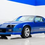 1990 Chevy Camaro IROC Z Blue (Front Angle) POSTER 24 X 36 INCH Sweet!