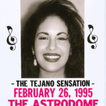 1995 HOUSTON LIVESTOCK SHOW AND RODEO (Selena) POSTER 24 X 18 Inches Nice!