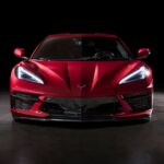 2020 CHEVROLET CORVETTE RED (FRONT VIEW) POSTER 24 X 36 INCH AWESOME!!!