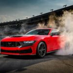 2024 FORD MUSTANG DARK HORSE (BURN OUT) POSTER 24 X 36 INCH SWEET LOOKING!