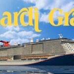 Carnival Cruise Line Mardi Gras (Anchored) POSTER 24 X 36 Inches Nice!