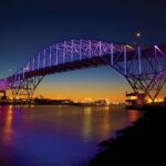 Corpus Christi Harbor Bridge (Night) POSTER 13 X 19 INCH POSTER