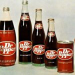 Dr Pepper History of Containers POSTER 24 X 18 INCH Vintage!