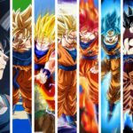 Dragon Ball Z Super Goku 8 Different Forms POSTER 24 X 18" SWEET!