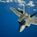 F-22 Raptor (Flight Mode) POSTER 24 X 36 Inches U.S. Military Aircraft
