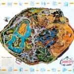Legend City Official Map 1963 Phoenix Arizona POSTER 24 X 36 Inches Nostalgic