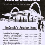 McDonalds Menu 1950s POSTER 24 X 18 Inches Nice Wall Art