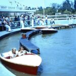 Motor Boat Cruise Disneyland POSTER 24" X 18" Vintage!