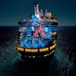 Royal Caribbean Harmony of the Seas (Nightime) POSTER 24 X 36 Inches Nice!