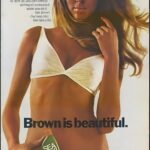 Sea & Ski (Brown is Beautiful) Ad POSTER 24 X 18 Inches NICE!