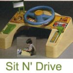 Sit and Drive Toy 1979 POSTER 24 X 24 Inches Wall Art