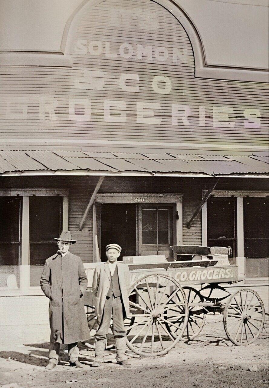 Solomon-Co-Groceries-Amarillo-Texas-1908-POSTER-24-X-18-Inches-WALL-ART-116457518114 Solomon & Co. Groceries Amarillo Texas 1908 POSTER 24 X 18 Inches WALL ART - Image 1