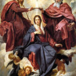The Coronation of the Virgin Mary POSTER 8.5 X 11 INCH Catholic, acts, saints,