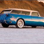 1954 Chevrolet Corvette Nomad Wagon Concept REAR POSTER 24 X 18 INCHES Vintage!
