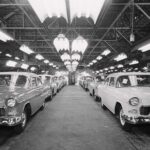 1955 Chevy Assembly Line POSTER 24 X 18 INCHES Vintage!