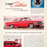 1961 Ad Oldsmobile Car F85 Cutlass Rockette V8 Engine POSTER 24 X 36 INCH Sweet!