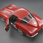 1963 CHEVY CORVETTE (top view) POSTER 24 X 36 INCH Looks Awesome!