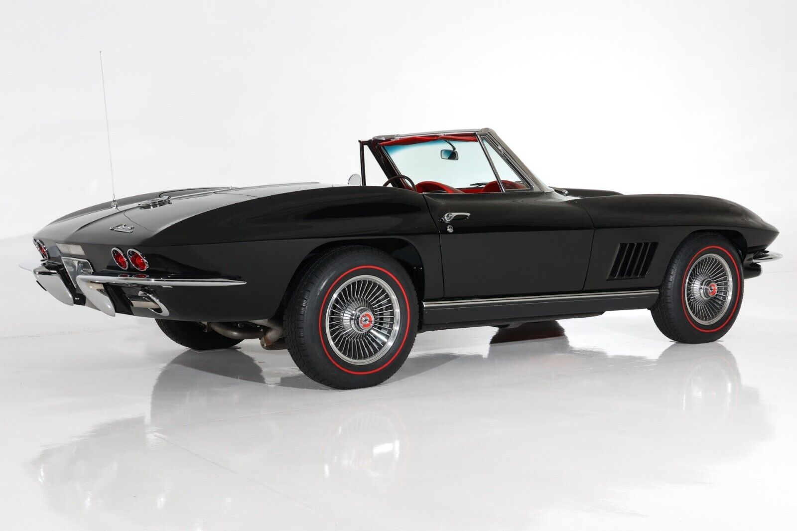 1967 Chevy Corvette 427 Poster 24x36 Classic Sports Car Art Vintage Collectible - Image 1