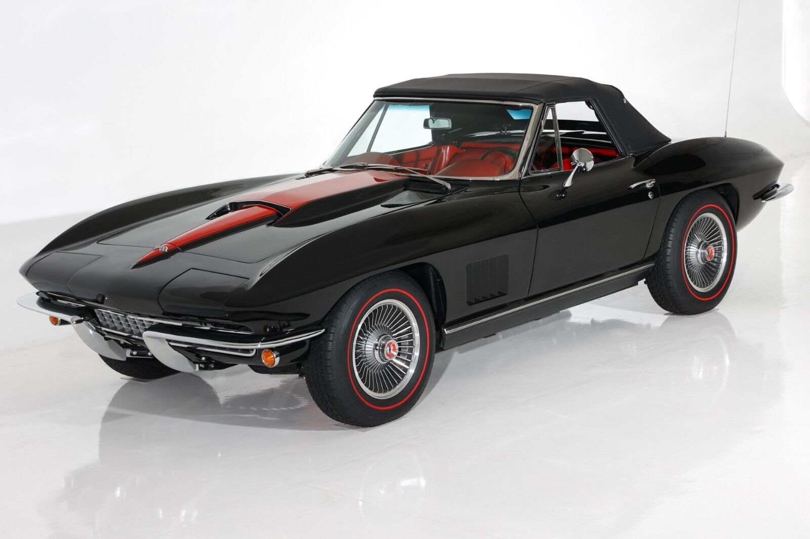 1967 Chevy Corvette 427 Poster 24x36 Classic Sports Car Art Vintage Collectible - Image 1