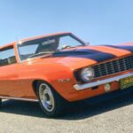 1969 Chevy Camaro Z28 Orange POSTER 24 X 36 INCH SWEET LOOKING!
