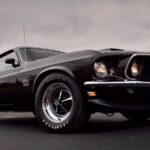 1969 FORD MUSTANG BOSS 429 (FRONT ANGLE) POSTER 24 X 36 INCH A TRUE BOSS!
